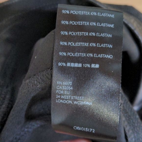 Free People Women's Midnight Vegan Suede Skinny Pants Size Large Pull On Legging - Picture 15 of 15